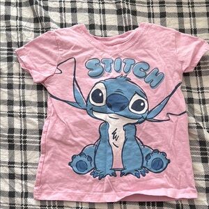 Stitch Kids Pink T-Shirt